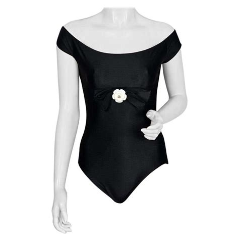 vintage chanel bathing suit|chanel tweed suit black.